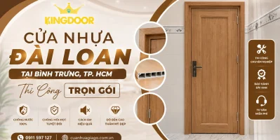 Cửa Nhựa Đài Loan Tại Bình Trưng, TP. HCM | Thi Công Trọn Gói