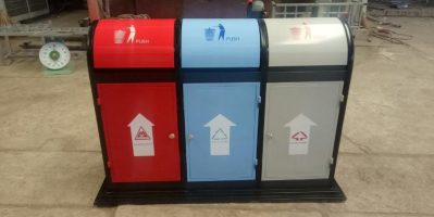 Thùng Rác Inox Ngoài Trời Bền Đẹp, Chống Gỉ Sét Hiệu Quả