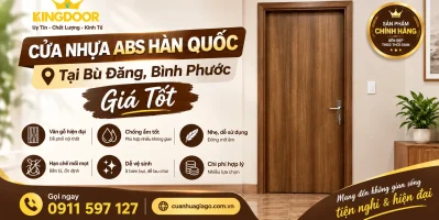 Cửa Nhựa ABS Hàn Quốc Tại Bù Đăng, Bình Phước – Mẫu Đẹp, Giá Tốt